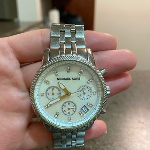 Silver Michael Kors watch